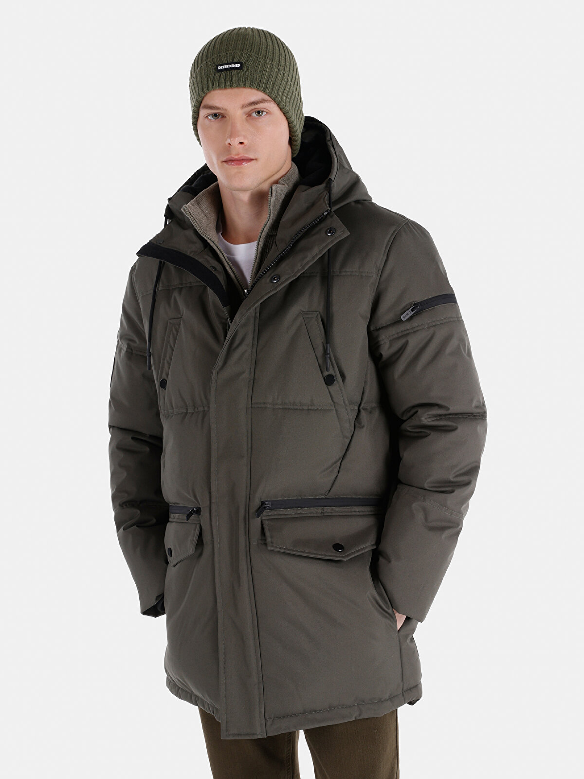 

Куртка мужская Colin's CL1064956 коричневая М, Коричневый, CL1064956