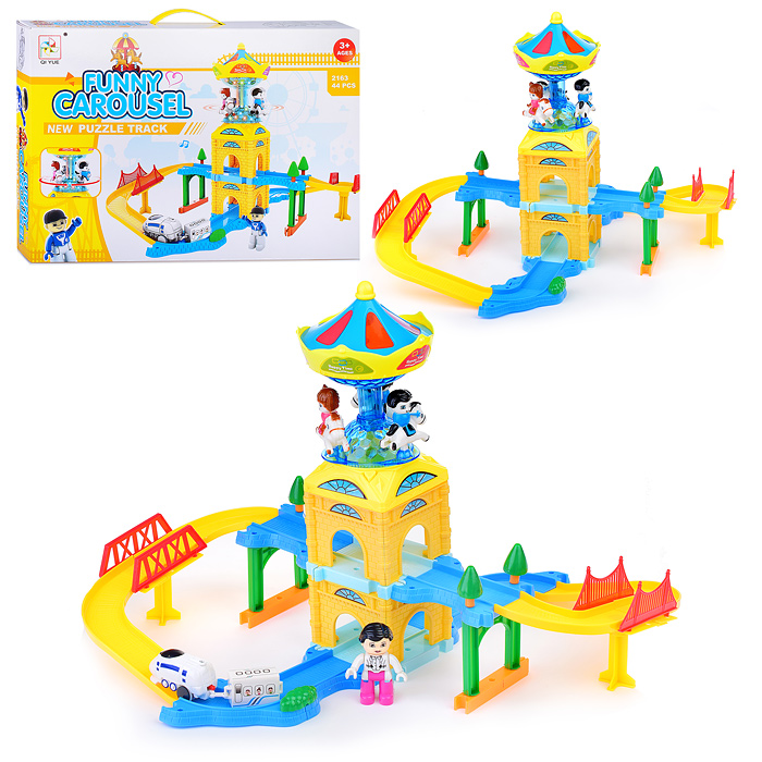 

Трек 2163 "Карусель" (свет/звук) в коробке, Разноцветный