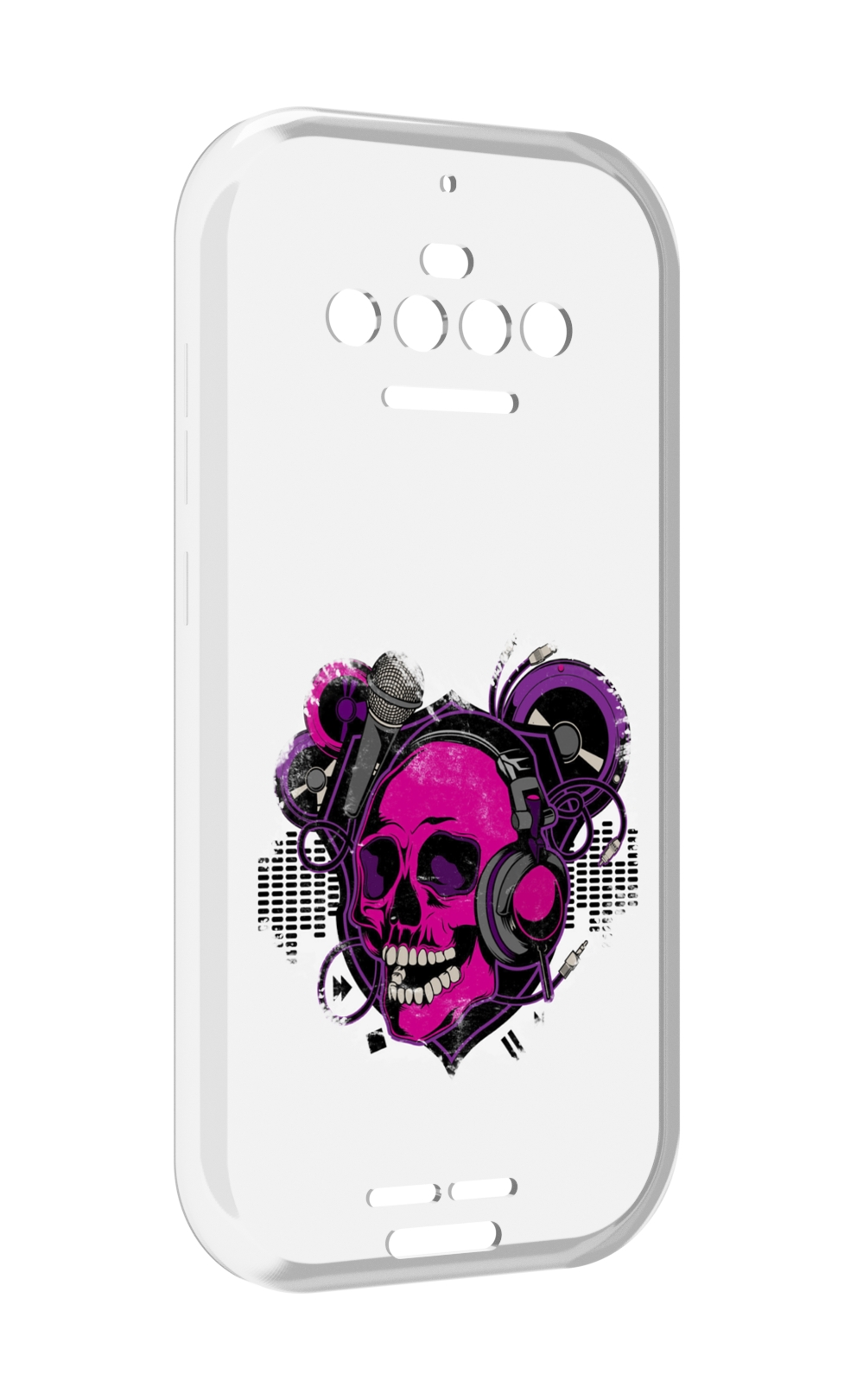 

Чехол MyPads череп 1 для Oukitel F150 R2022, Прозрачный, Tocco