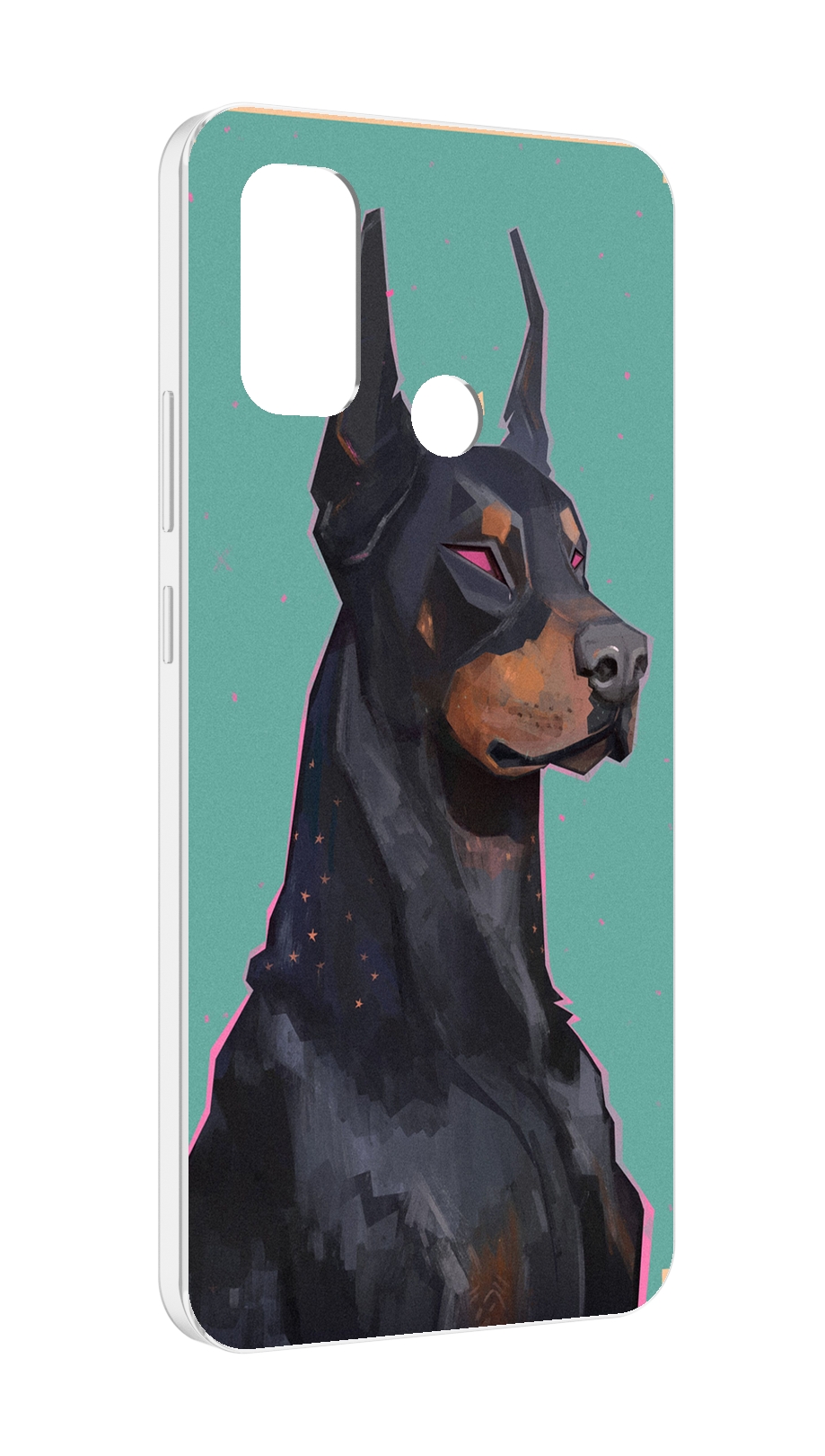 

Чехол MyPads красивый-доберман для UleFone Note 10P/Note 10, Прозрачный, Tocco