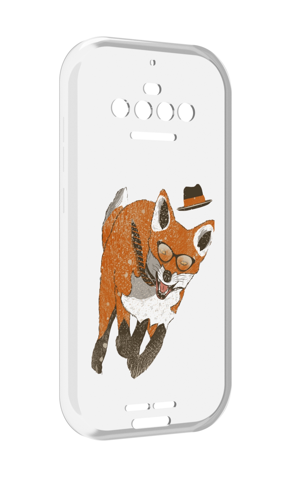 

Чехол MyPads шустрый лис для Oukitel F150 R2022, Прозрачный, Tocco