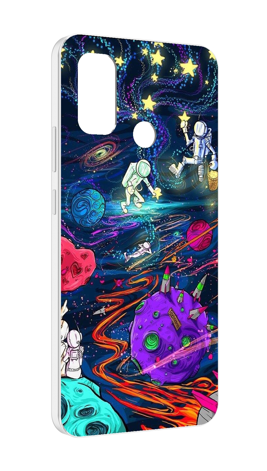 

Чехол MyPads красочный космос для UleFone Note 10P/Note 10, Прозрачный, Tocco