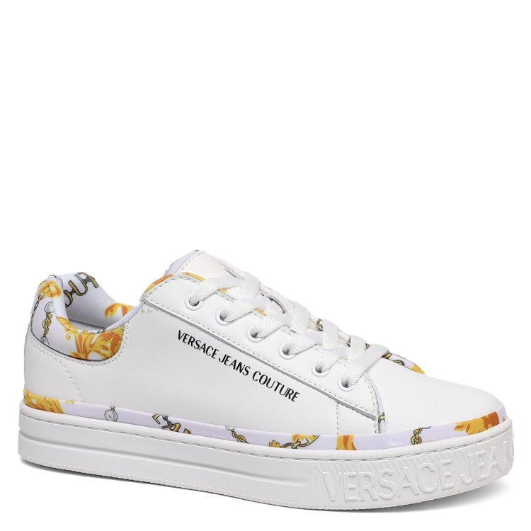 

Кеды женские Versace Jeans Couture 75VA3SK5 белые 37 EU, Белый, 75VA3SK5