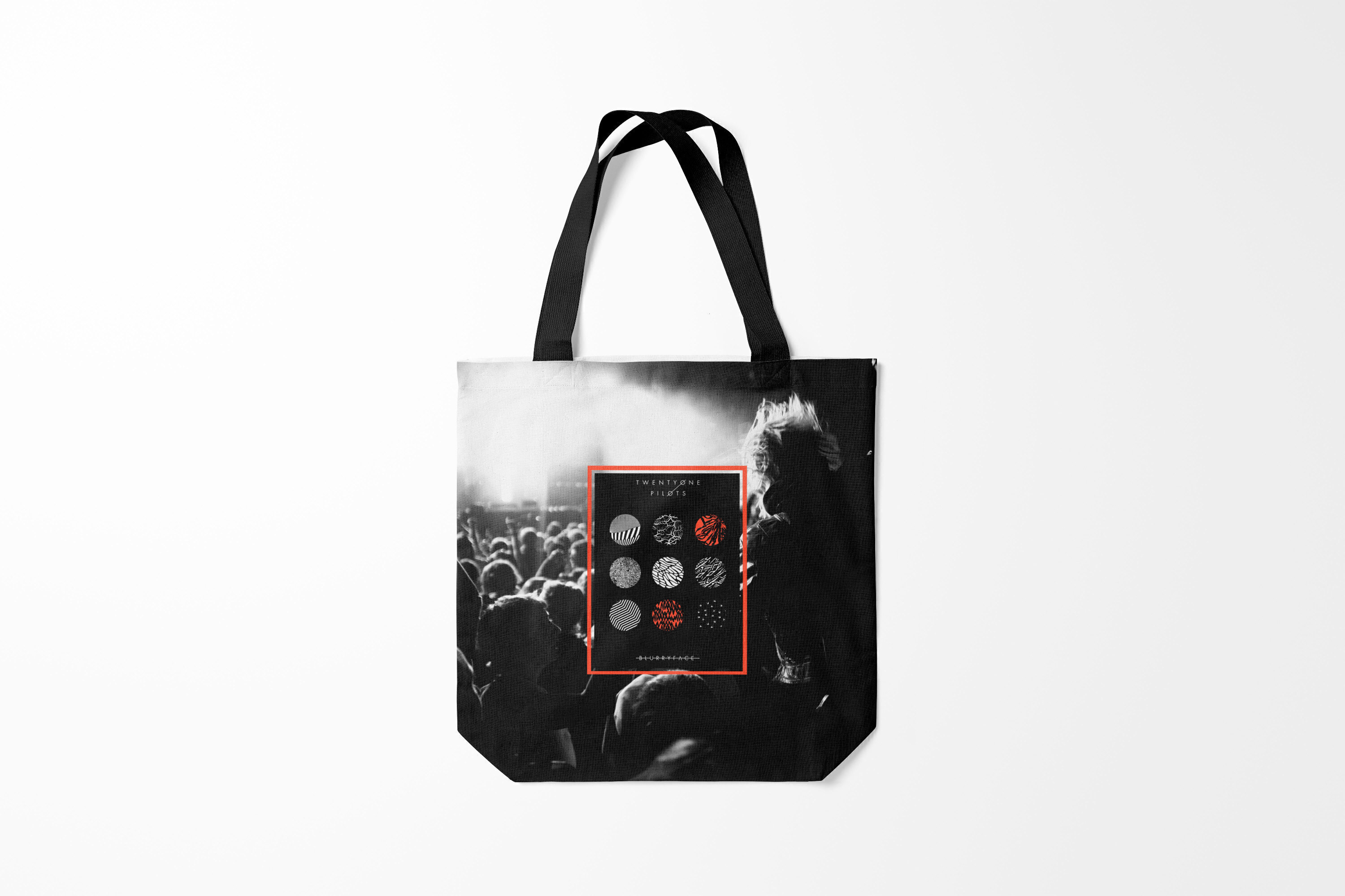 

Сумка шoппер унисекс Burnettie Twenty one pilots, черный, Twenty one pilots