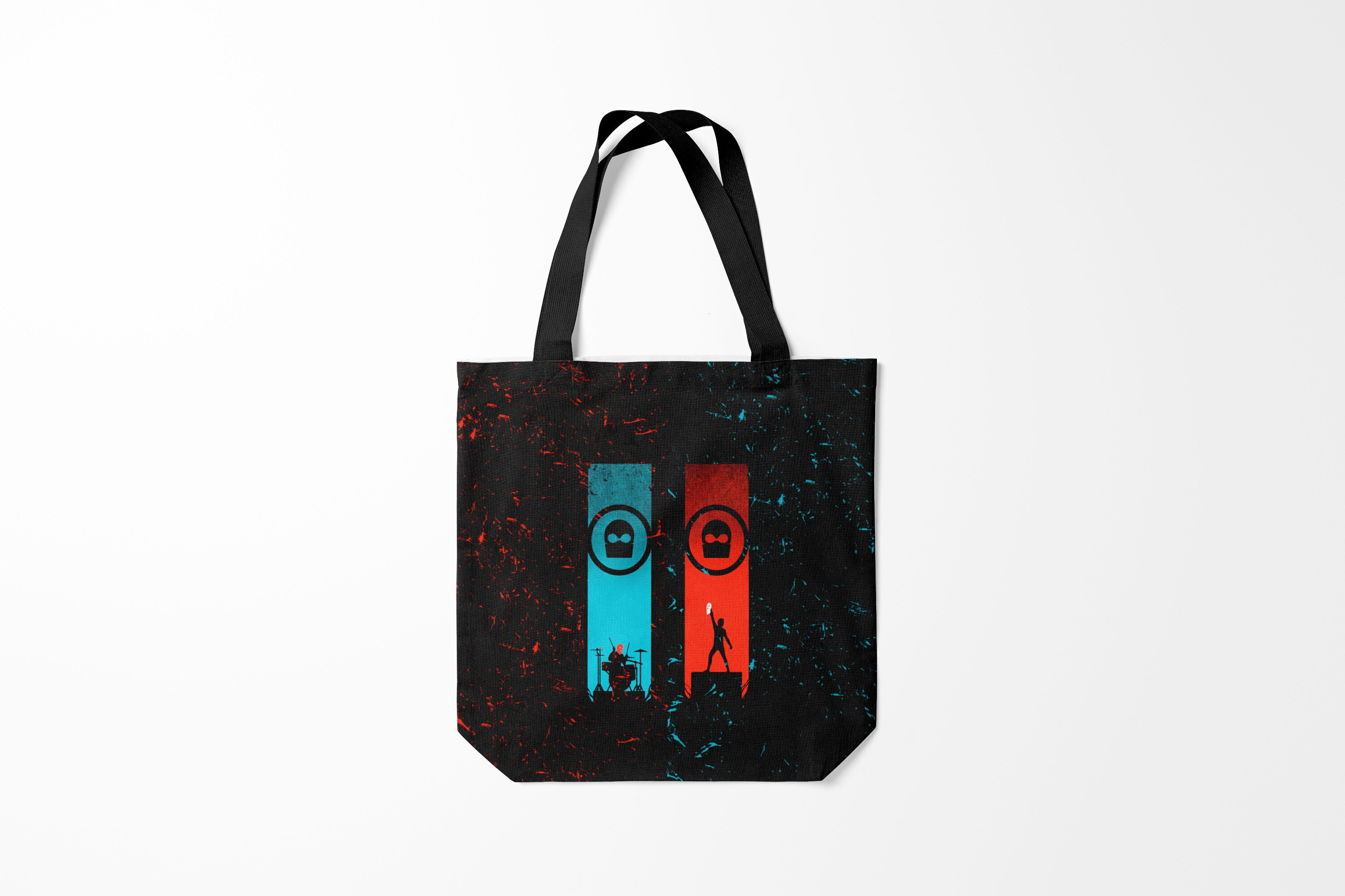 

Сумка шoппер унисекс Burnettie Twenty one pilots, разноцветный, Twenty one pilots
