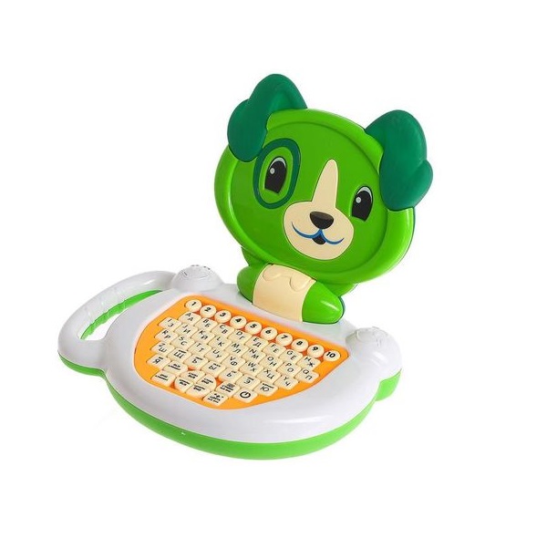 

Обучающий компьютер Забияка Собачка, звук, цвет зелёный, Зеленый