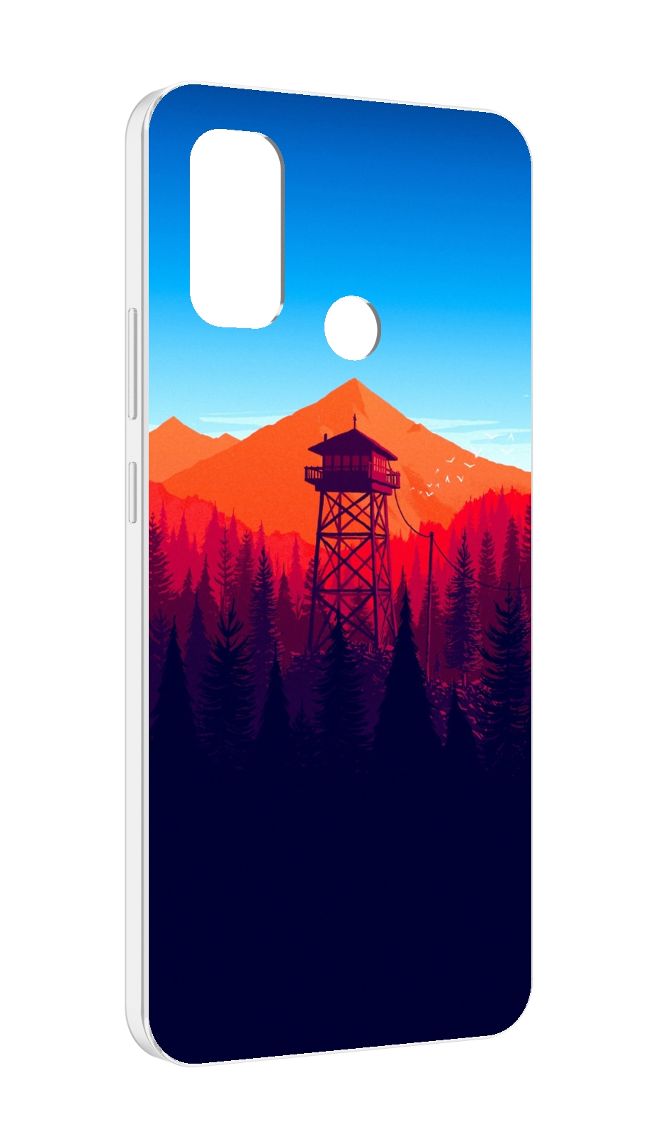 

Чехол MyPads лес с оранжевыми горами для UleFone Note 10P/Note 10, Прозрачный, Tocco