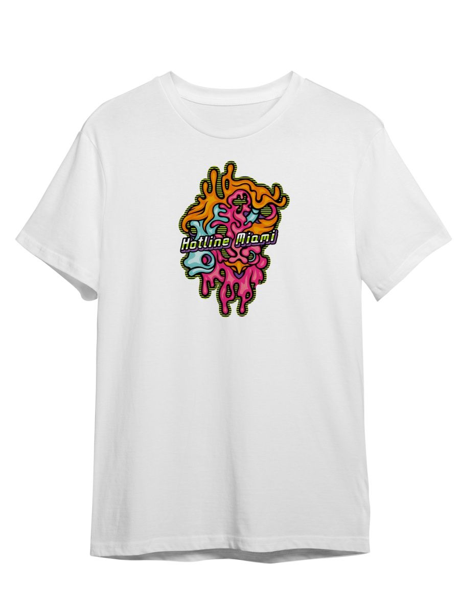 

Футболка унисекс Каждому Своё Hotline Miami/Хотлайн Майами GMHM9 белая 2XL, Белый, "Hotline Miami/Хотлайн Майами" GMHM9