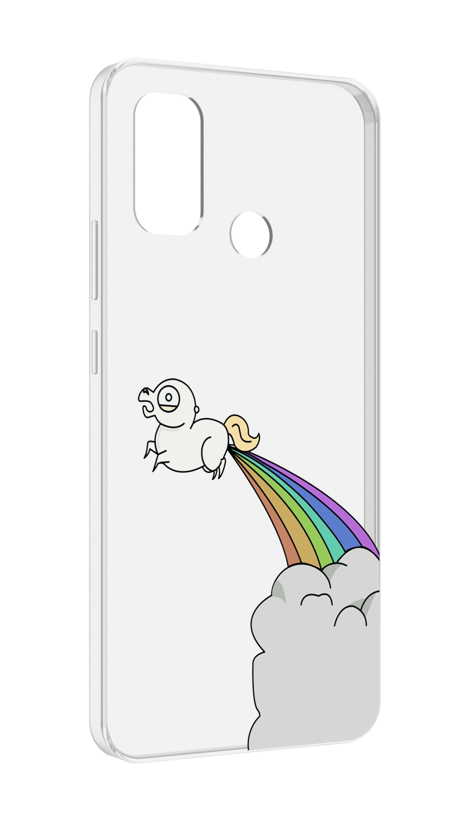 

Чехол MyPads летающее-пони детский для UleFone Note 10P/Note 10, Прозрачный, Tocco