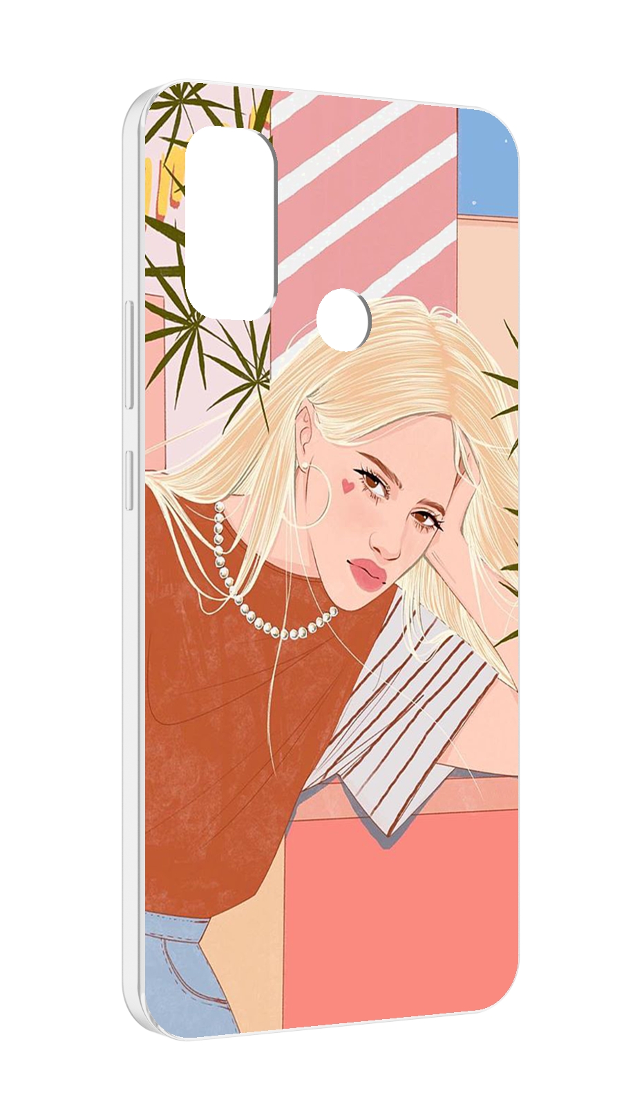

Чехол MyPads летняя-девочка женский для UleFone Note 10P/Note 10, Прозрачный, Tocco