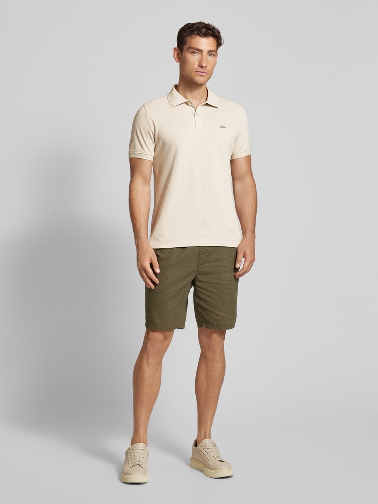 

Футболка мужская s.Oliver 2146633 бежевая XXXL, Бежевый, 2146633