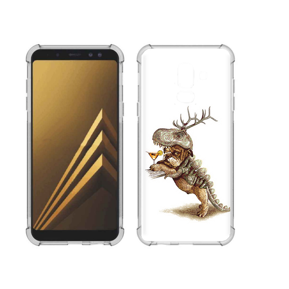 

Чехол MyPads Tocco для Samsung Galaxy A6+ (2018) тематическая вечеринка (PT111520.594.638), Прозрачный, Tocco