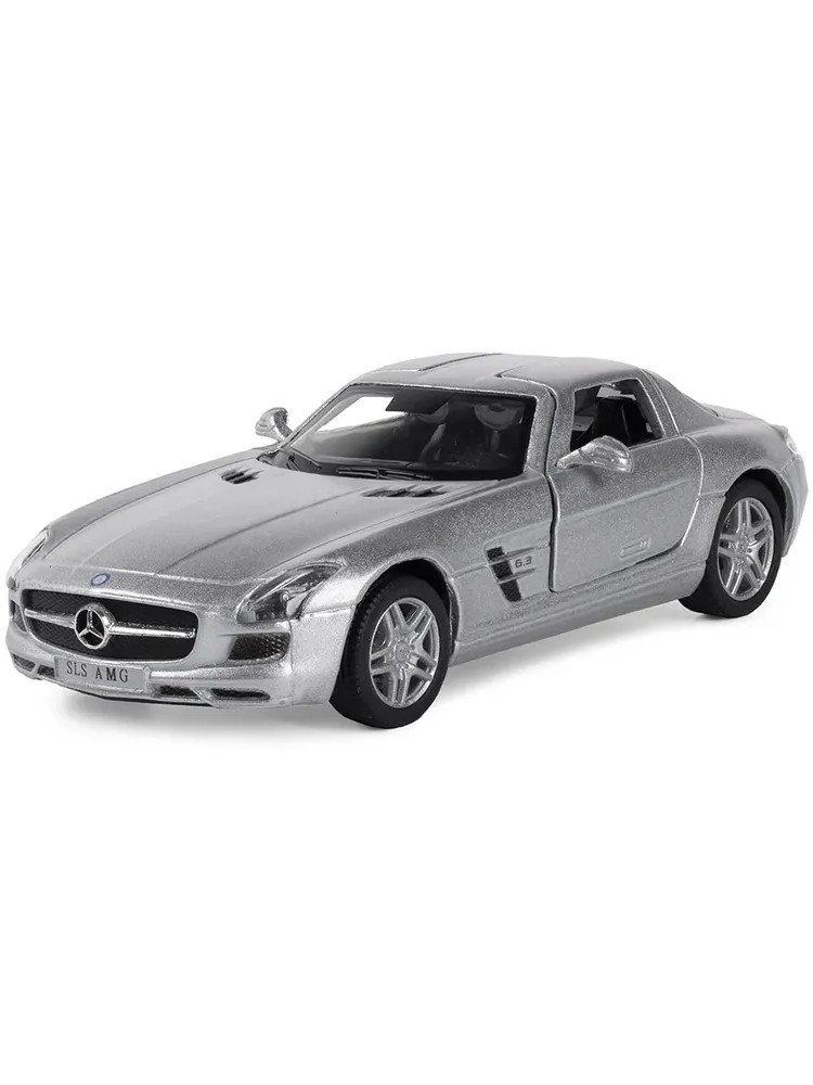 Машинка металлическая Kinsmart 1:36 Mercedes-Benz SLS AMG 5349DKT инерционная, двери от...