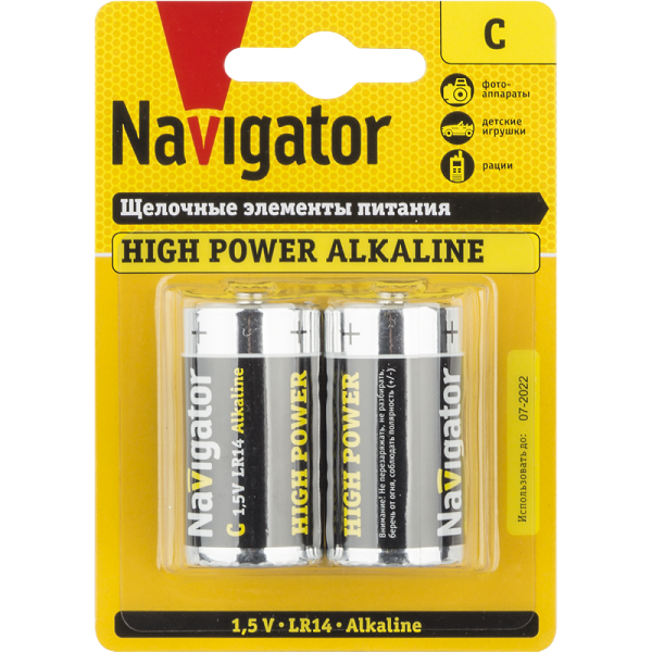 

Navigator Батарейки Navigator NBT-NE-LR14-BP2