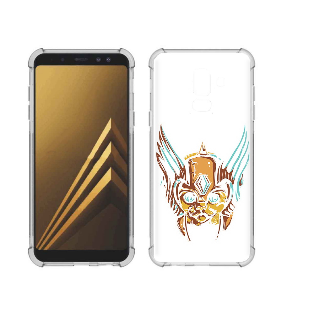 

Чехол MyPads Tocco для Samsung Galaxy A6+ (2018) тор абстракция (PT111520.594.644), Прозрачный, Tocco