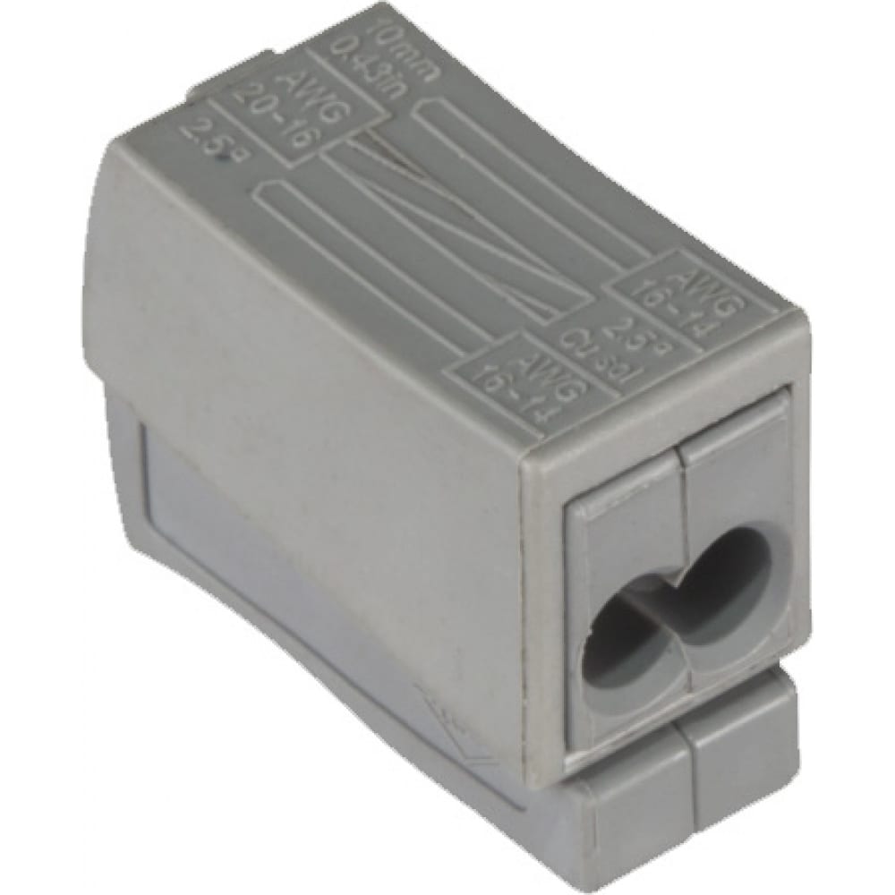 

Navigator Клеммы монтажные 61 689 NTC-CMK-112-3-50 50 шт/упак 61689, Серый