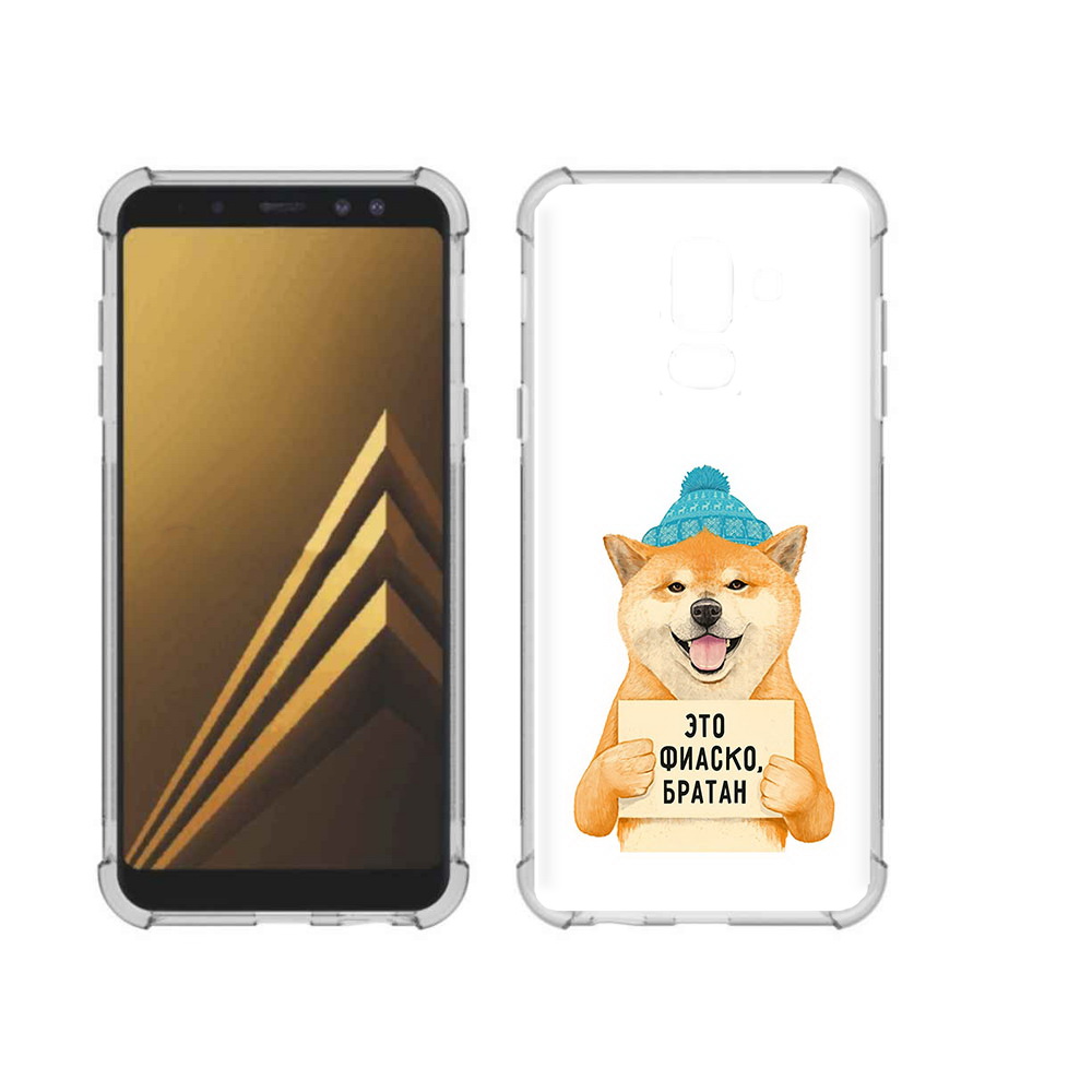 

Чехол MyPads Tocco для Samsung Galaxy A6+ (2018) фиаско (PT111520.594.656), Прозрачный, Tocco