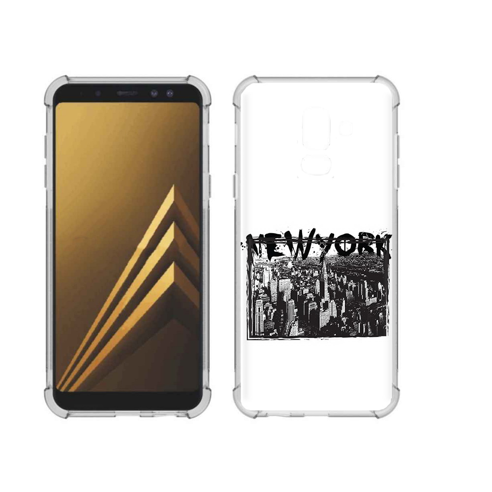 

Чехол MyPads Tocco для Samsung Galaxy A6+ (2018) че (PT111520.594.671), Прозрачный, Tocco