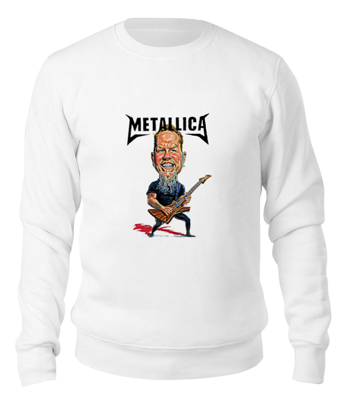 

Свитшот унисекс Printio Metallica белый XL, Metallica