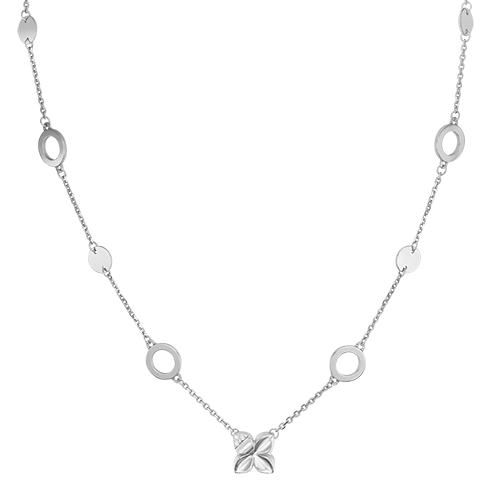 

Колье из белого золота с бриллиантом 40 см PLATINA jewelry 07-0249-00-101-1120, 07-0249-00-101-1120