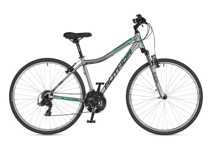 

Велосипед Author Compact ASL (2022) silver/turquoise