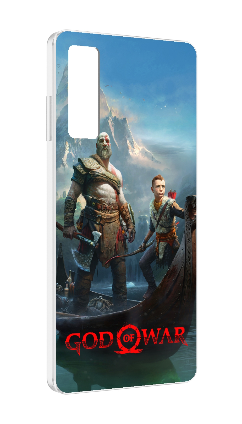 

Чехол MyPads God Of War Кратос Атрей для TCL 20 5G, Прозрачный, Tocco
