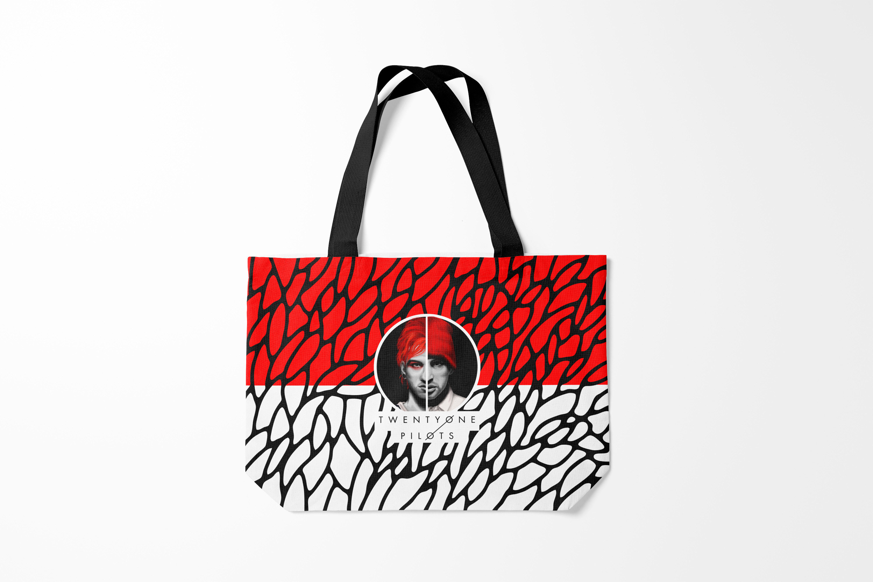 

Сумка шoппер унисекс Burnettie Twenty one pilots, разноцветный, Twenty one pilots