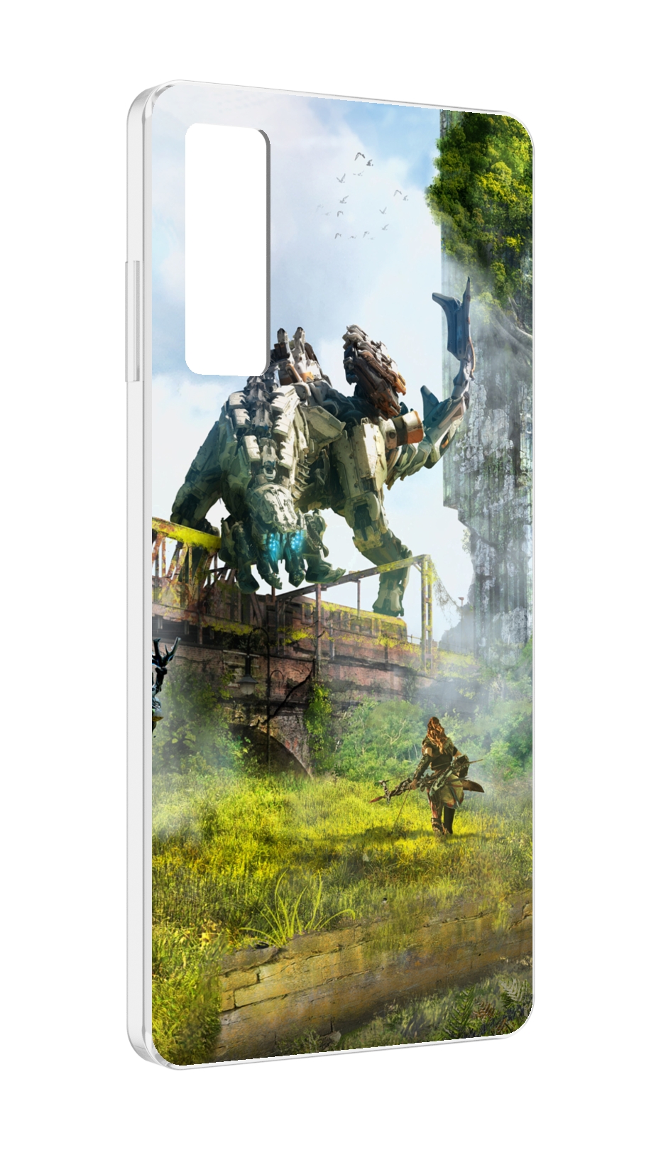 

Чехол MyPads Horizon Zero Dawn для TCL 20 5G, Прозрачный, Tocco