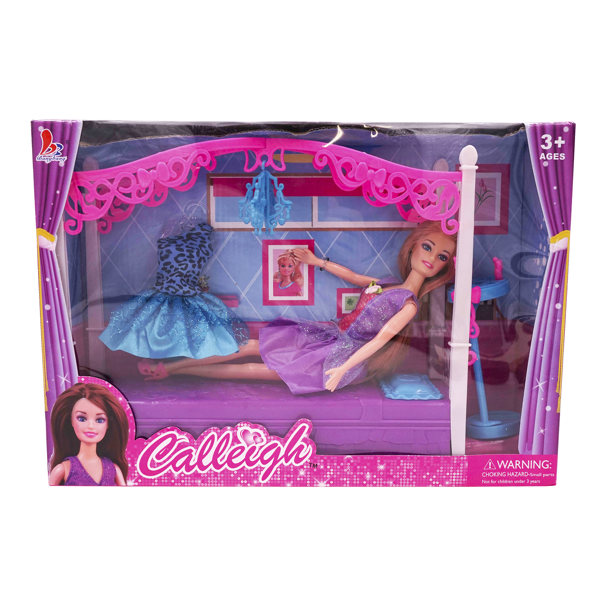 

Кукла Calleigh с набором мебели для спальни 28 см