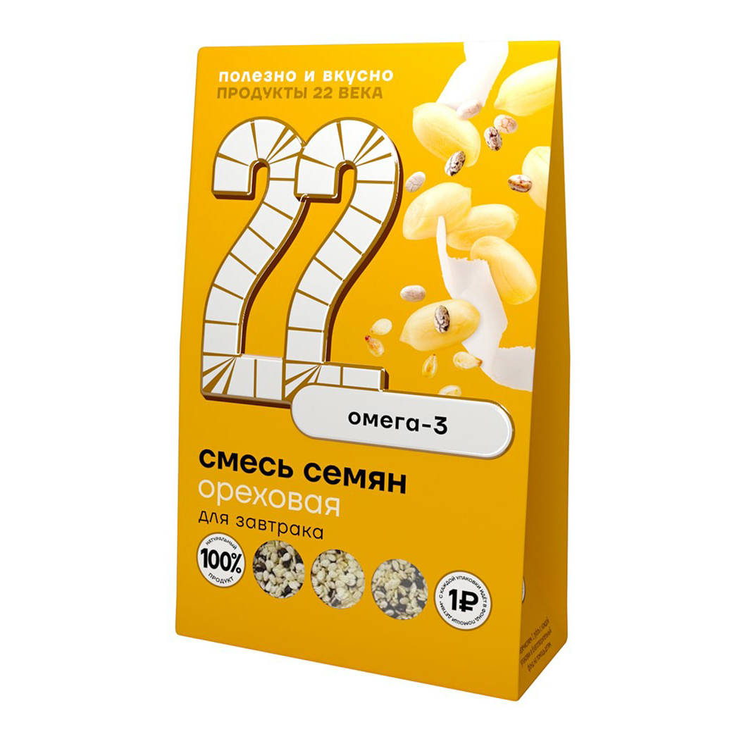 

Ореховая смесь Продукты 22 века 75 г
