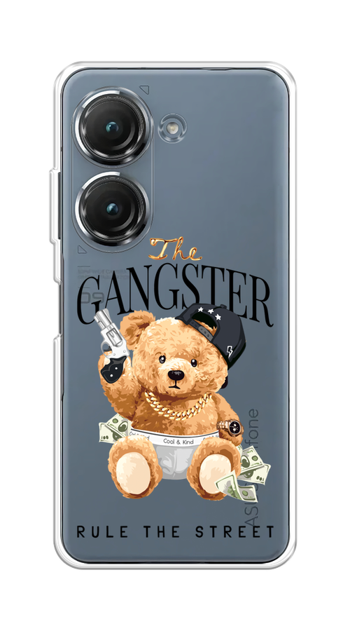 

Чехол на Asus ZenFone 9 "The Gangster", Бежевый;серый;черный, 44950-6