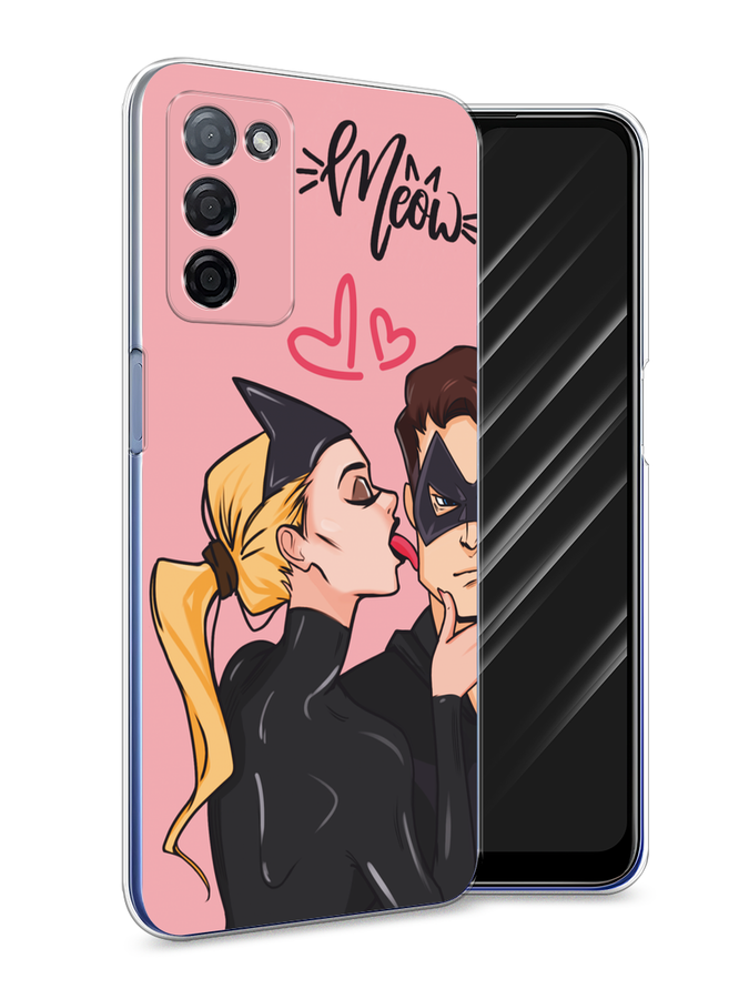 

Чехол Awog на Oppo A55s 5G "Kiss of Cat Woman", Розовый;черный;бежевый, 2510150-1