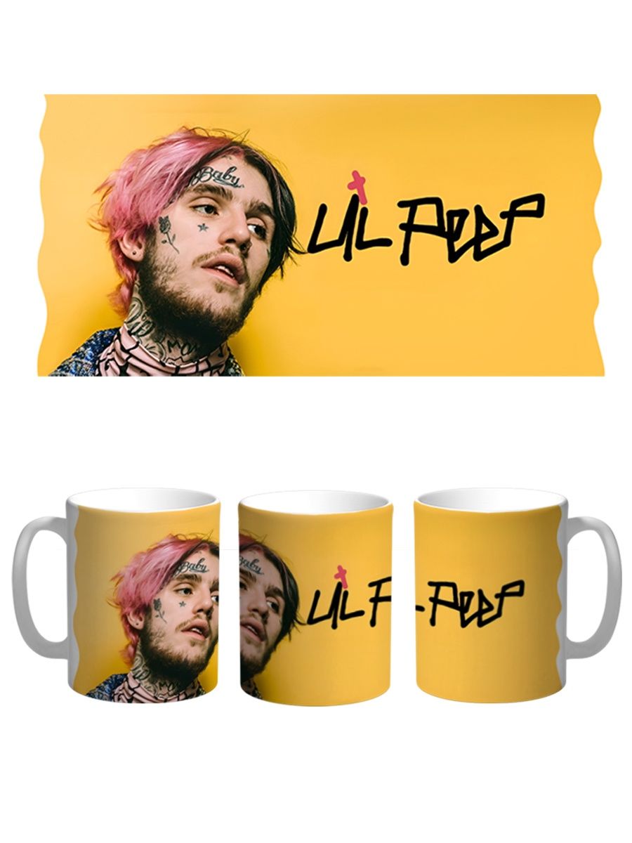 

Кружка Каждому Своё Lil Peep, Лил пип, Рэпер 330 мл, CU-MZLP5-W/S