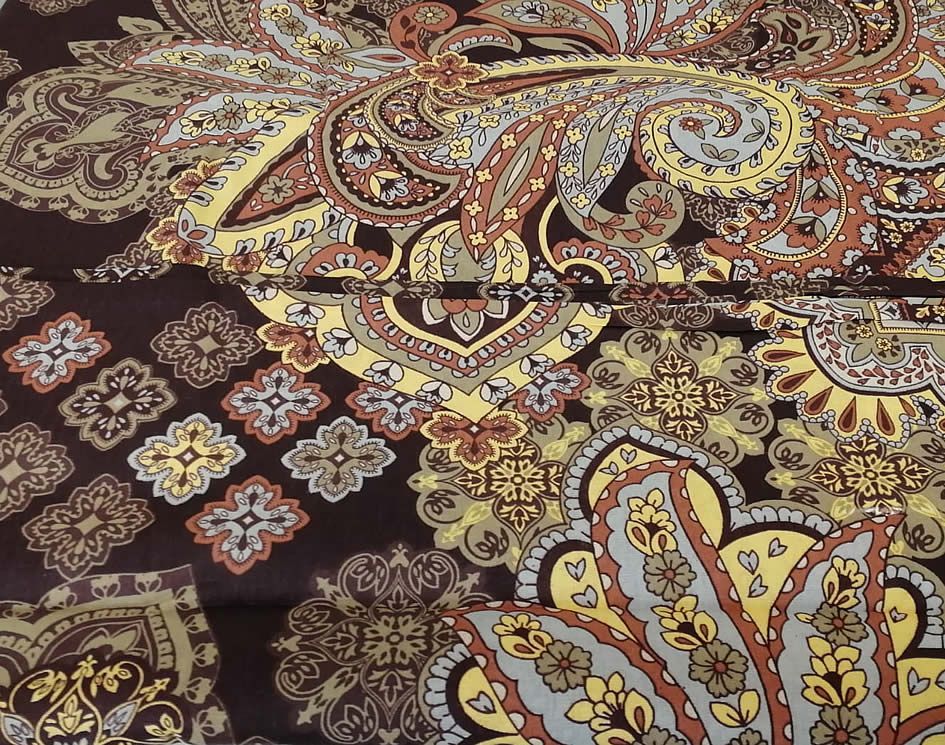 

Пододеяльник Maktex из бязи 175 х 215 7784 коричневый, Пододеяльники из бязи