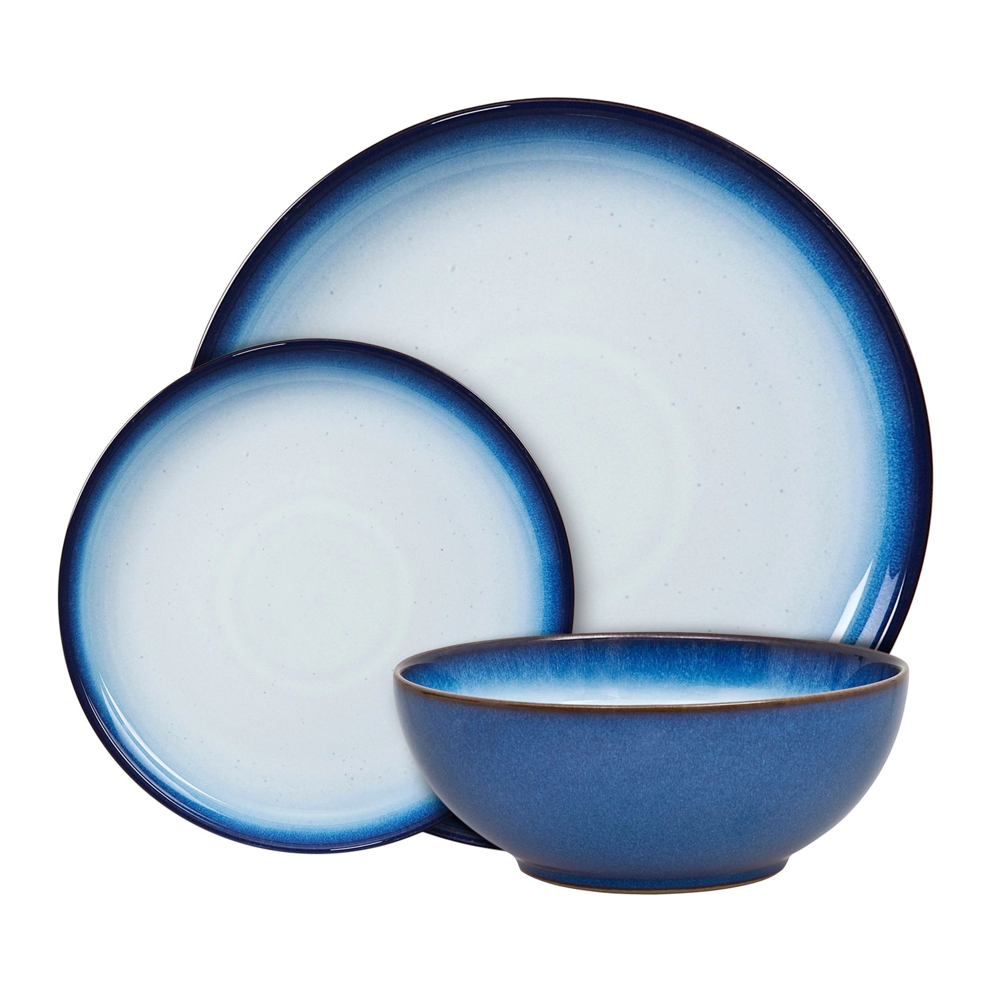 фото Набор столовый denby azure haze 12 предметов