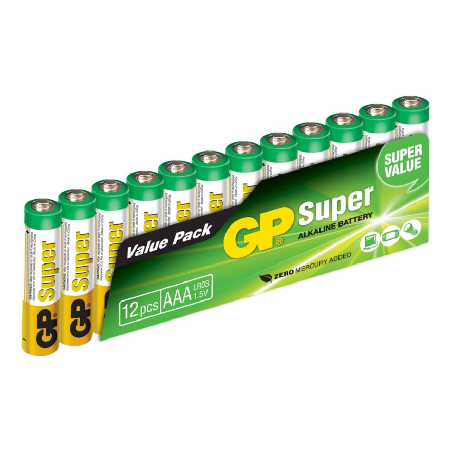 

Батарейки GP Batteries Super ААA 12 шт