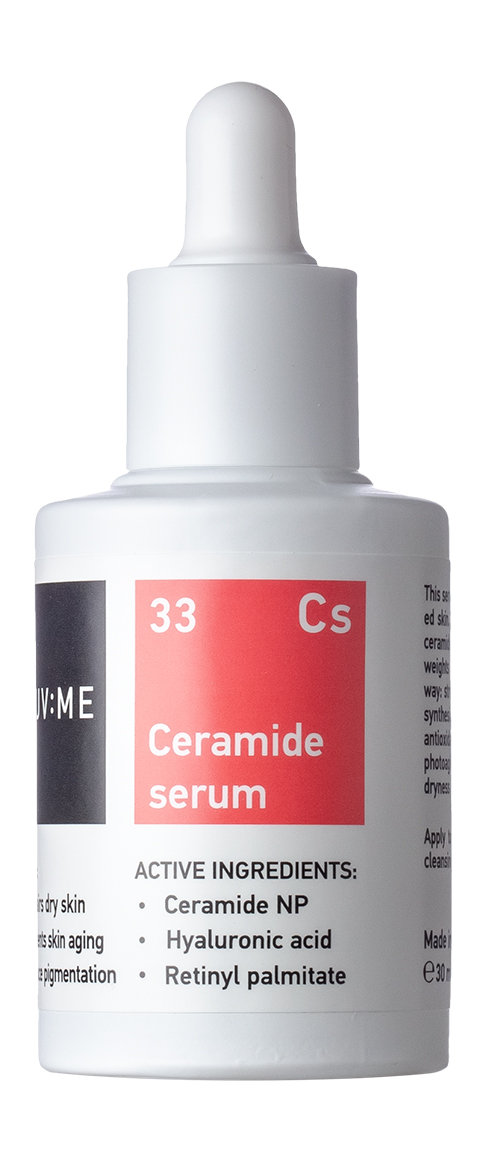 фото Сыворотка для лица с церамидами против сухости pruv:me cs 33 ceramide serum 30 мл