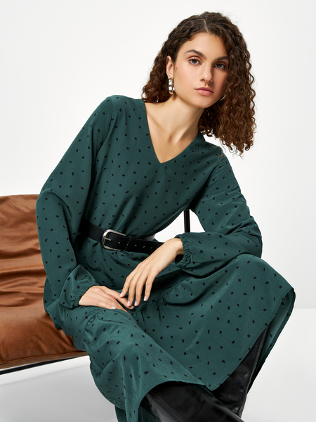 

Платье женское ZARINA 3121045545 зеленое XS, 3121045545