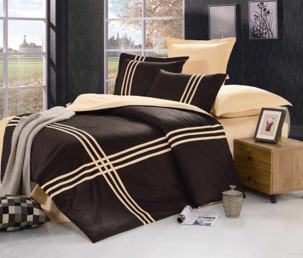 

КПБ сатин однотонный OD-43 семейный