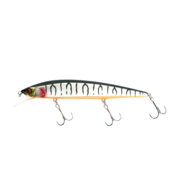 

Воблер Jackall MAG SQUAD 128SP # UV Mat Silver Tiger, Белый;черный, MAG SQUAD