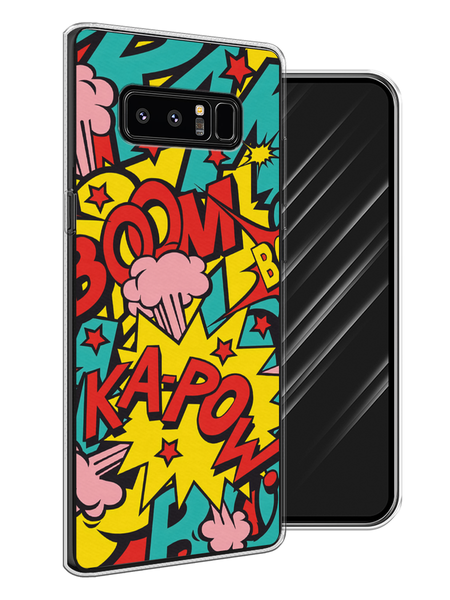 

Чехол Awog на Samsung Galaxy Note 8 "Постер pop art", Голубой;желтый;красный, 25250-9
