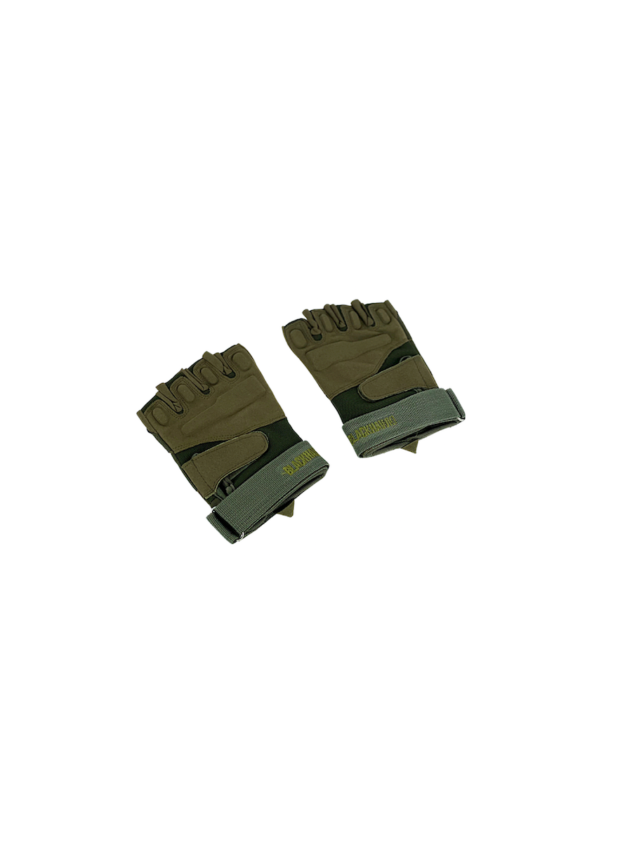 Перчатки тактические BLACKHAWK с открытыми пальцами, олива, XL