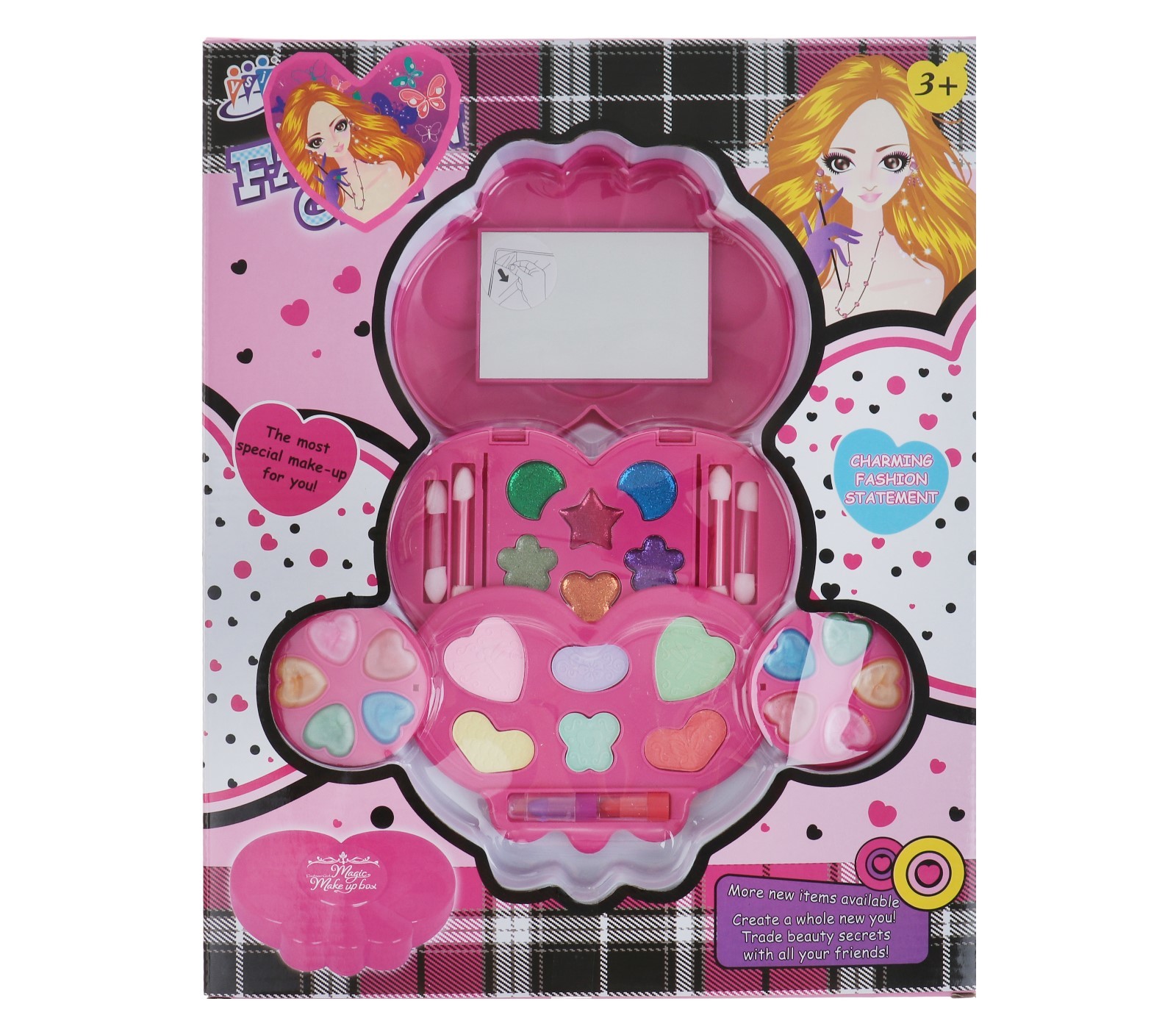 

Набор детских блесков для губ Школа талантов Жемчужная ракушка, Розовый;голубой;синий;желтый