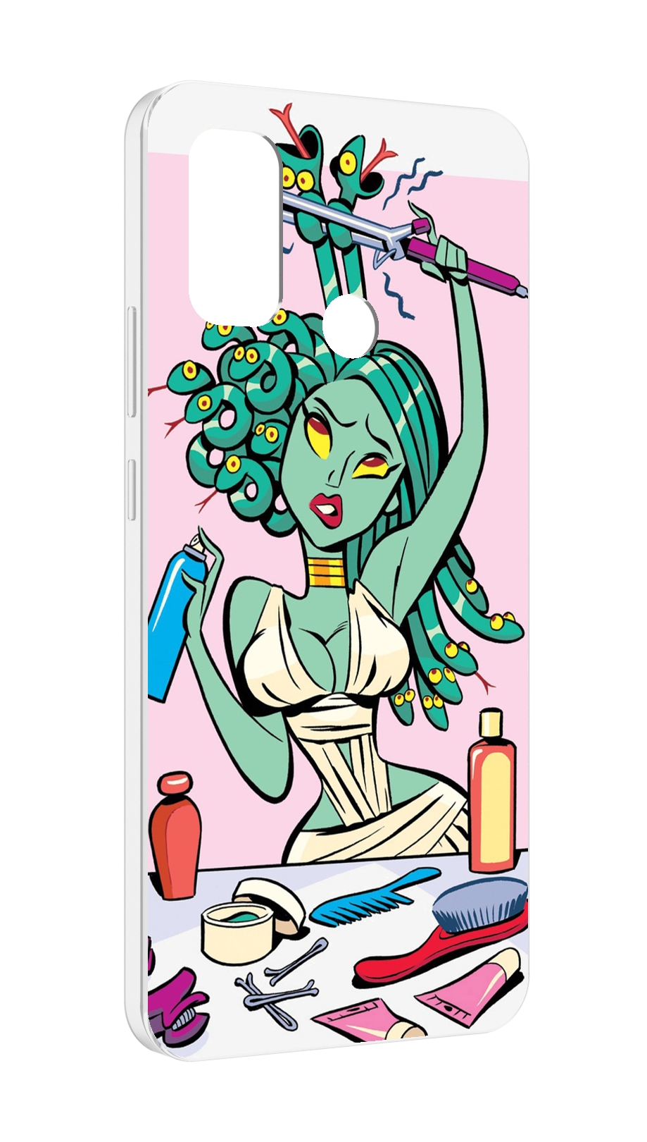 

Чехол MyPads медуза расчесывается женский для UleFone Note 10P/Note 10, Прозрачный, Tocco