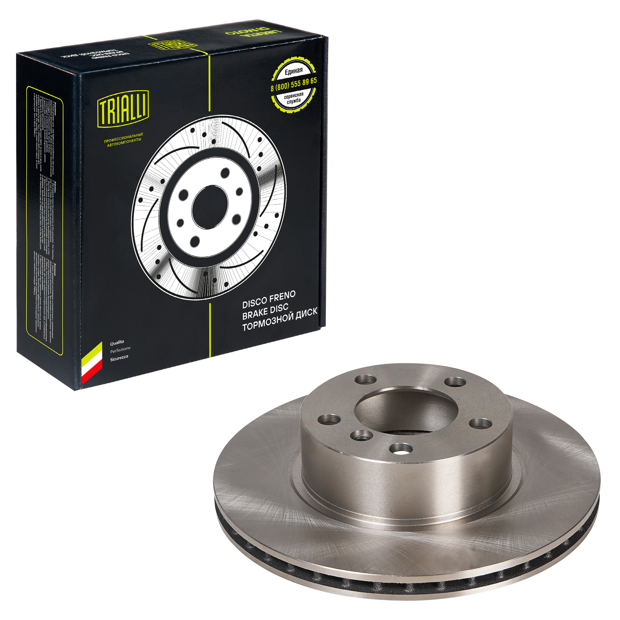 

Диск тормозной для BMW 1 F20/F21 11- / 3 F30-F34 11- передний d=300 TRIALLI DF261007