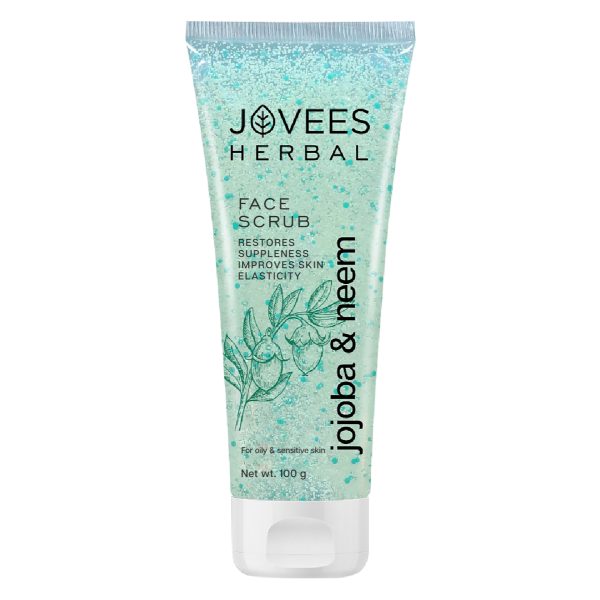 Скраб Jovees для лица Jojoba & Neem Face Scrub 100 г мягкий скраб с гранулами жожоба janssen mild face rub 50 мл