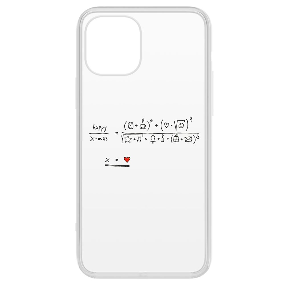 фото Чехол-накладка krutoff clear case праздничная формула для iphone 12 pro max