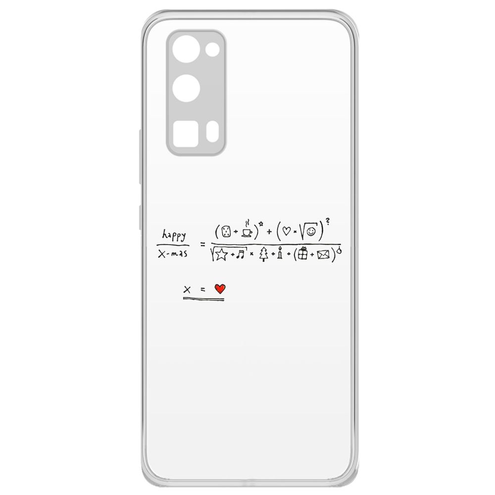 фото Чехол-накладка krutoff clear case праздничная формула для honor 30 pro+/30 pro