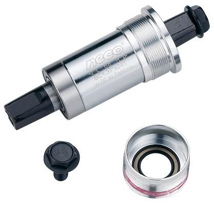

Neco каретка b920al под квадрат, bsa 1.37”x24t, r/l. 68/116мм. ось 10в21, алюминиевые чашк, Серебристый