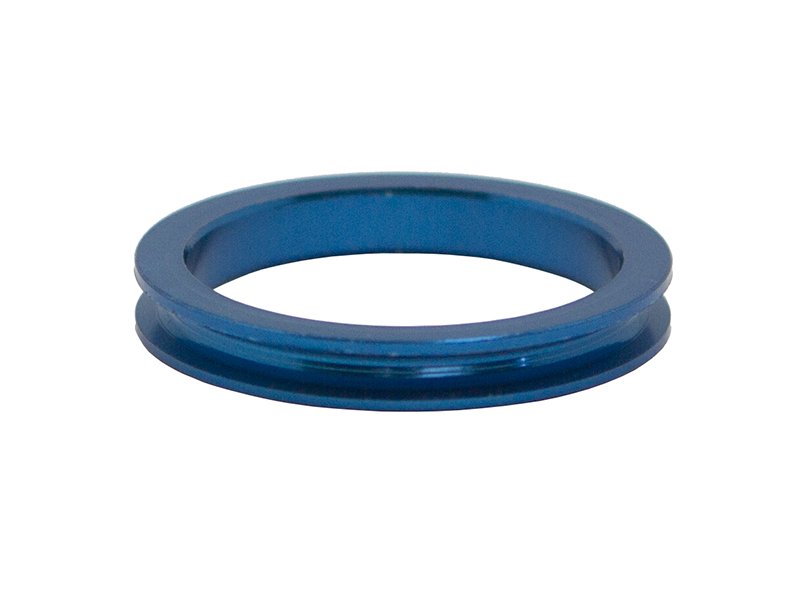 Neco кольцо проставочное 1-1/8х5мм синее, алюминий
